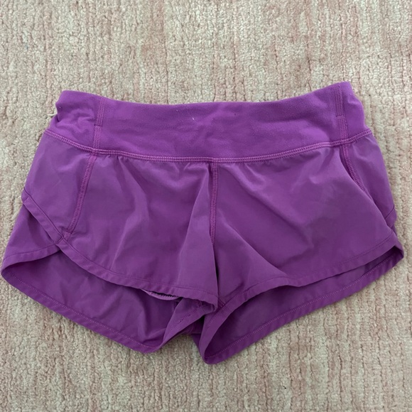Ivivva size 10 kids purple shorts - Picture 1 of 4